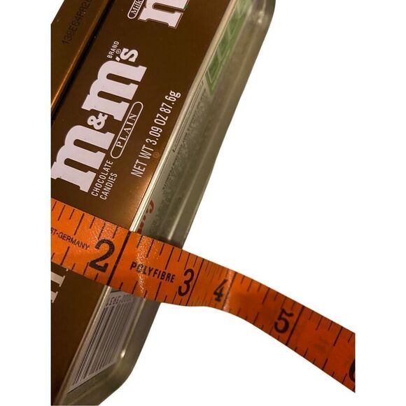 M&Ms Empty Collectible Tin Storage Container Brown - Picture 11 of 13